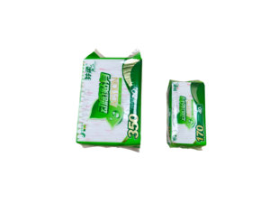 Serviettes hygiéniques jetables en coton biologique super absorbantes avec ailettes anti-fuites - Product Image 6