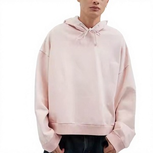 Wholesale cotton 350gsm cotton <b>Hoodie</b> for Men relaxed Fit Custom Logo Bulk Streetwear Apparel Collection - Product Image 5