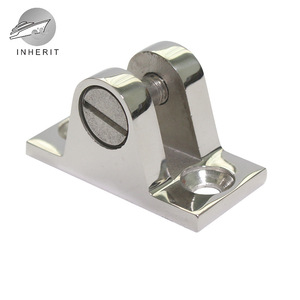 Stainless Steel Mountain Base 52x25mm Bimini <b>Top</b> Hardware For Yacht Sunshade Fixing - Product Image 2