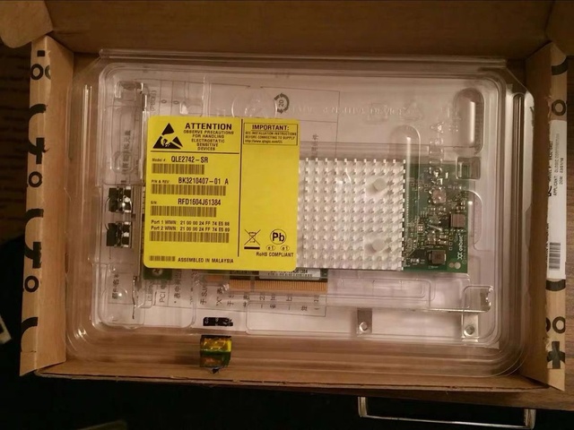 New Q LOGIC QLE2742-SR-CK SANBLADE 32GB 2P PCIe Fibre Channel Adapter for Data Storage & Transfer with 1 Year Warranty