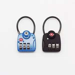 Customized design tsa 3 digital combination custom luggage lock combination lock