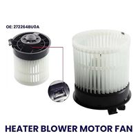 Compatible avec Nissan Qashqai II J11 X Trail Moteur de ventilateur de chauffage 12V OLIVER 2013-2022 272264BG0B