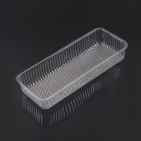 Barquette en plastique transparente PET de qualité alimentaire personnalisée pour biscuits, emballages en blister, boîtes d'emballage
