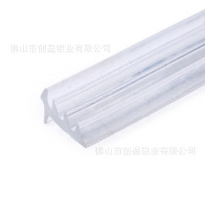 Profilé en aluminium industriel, canal 6-8, bande adhésive encastrée, bande de scellement de bord en acrylique/carton, bande de bordure - Product Image 6