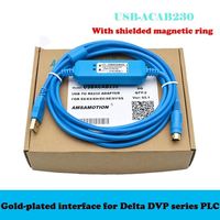 Cable de Programación PLC USB-ACAB230, Adaptador USB a RS232 para Cable de la Serie USB-DVP ES EX EH EC SE SV SS