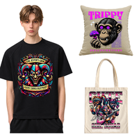 Transferts sérigraphiés personnalisés en gros, durables, lavables, imperméables, autocollants de transfert thermique DTF prêts à poser sur les t-shirts