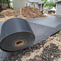 Film moderne DPC PE PP imperméable et résistant à l'humidité, bandes imperméables, résistant aux UV, écologique, isolation, sous-sol, ciment, couchage, brique, 50m