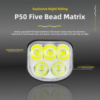 Phare de vélo à haute luminosité en alliage d'aluminium lumière de vélo équipement d'éclairage de cyclisme en plein air accessoires de vélo