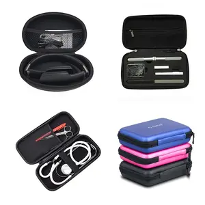 Factory Custom Small Portable Eva Hard Shell Watch Earphone Tool Carrying Protect Box Bag Cases Eva With Zipper