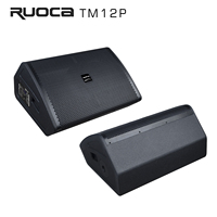 RUOCA Enceinte professionnelle TM-12P active 12 pouces pour système de sonorisation DJ Echo Boombox Performance