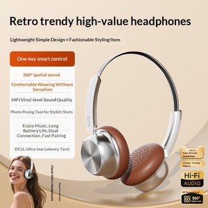 2026 New American Retro <b>Headphones</b> Wireless Sports Headset Fashion Earphones For <b>Girls</b> Wholesale - Product Image 6
