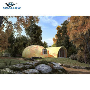 Hotel di lusso in vetro campeggio tende Resort geodetic case prefabbricate <span class=keywords><strong>bungalow</strong></span> in legno - Product Image 5