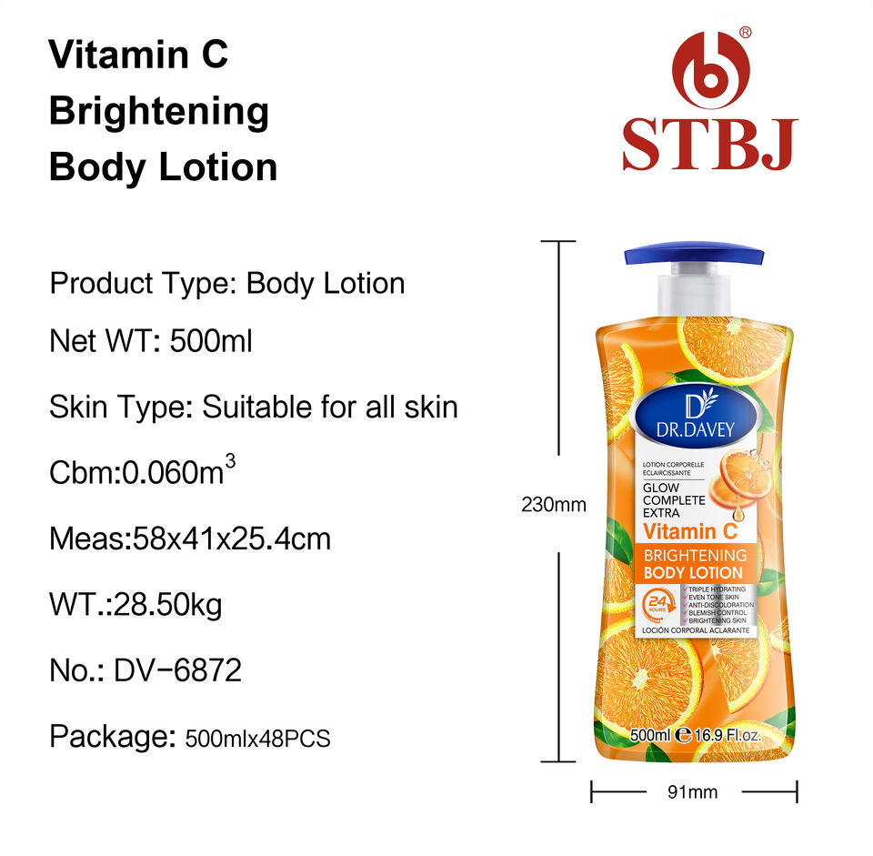 Vitamin C Body Lotion 500ml Brightening Cream Triple Hydrating Even ...
