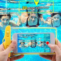 Étui universel étanche pour téléphone portable, pochette de natation sous-marine scellée en PVC transparent, housse de protection personnalisée pour téléphone, sac étanche