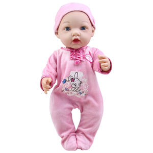 Poupée bébé reborn en vinyle avec yeux <span class=keywords><strong>qui</strong></span> clignotent, <span class=keywords><strong>qui</strong></span> boit de l'eau et <span class=keywords><strong>qui</strong></span> <span class=keywords><strong>pleure</strong></span>, 16 pouces - Product Image 1