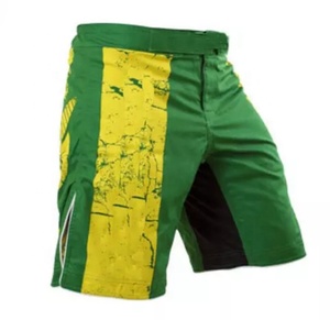 กางเกงขาสั้นป้องกันผื่นคัน MMA & BJJ สำหรับผู้ชายชุดศิลปะการต่อสู้ตามสั่ง - Product Image 3