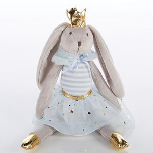 Peluche de lapin en peluche, poupée de fée mignonne, animal en peluche, robe de lapin en peluche, pour fille, cadeau de <span class=keywords><strong>naissance</strong></span> - Product Image 3