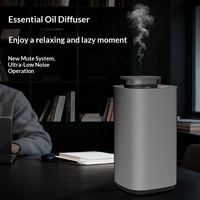 Diffuseur d'arômes d'huiles essentielles pures sans eau, électrique, en métal, avec batterie au lithium, fonctionnement silencieux, pour la maison, la chambre, la voiture