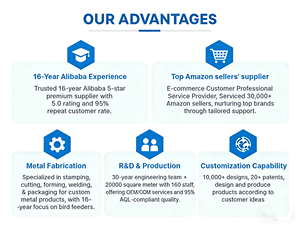 Jh-mच 78.7 इंच समायोज्य ऊंचाई फीडिंग स्टेशन के साथ 6.1-इंच 5-प्रोंग बेस के साथ एक फ्लैट टॉप ब्लैक मेटल बर्ड फीडर - Product Image 4
