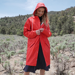 Commercio all'ingrosso lunghi delle signore mens con cappuccio <span class=keywords><strong>antipioggia</strong></span> impermeabile in poliestere impermeabile pioggia giacca - Product Image 1