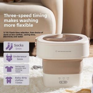 Daewoo Foldable Top Loading <b>Mini</b> Washing Machine for Underwear and Socks Cleaning with Three-Time Delay - Product Image 1