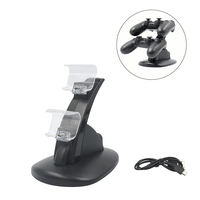 Station de charge de manette PS4 pour manette PS4/PS4 Slim/PS4 Pro Accessoires de jeu