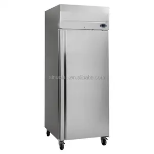 Stainless Steel Upright fridge single door refrigerator commercial industry kitchen freezer made in China