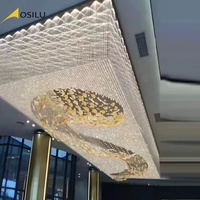 Lámpara de Techo LED E14 de Alta Gama, Diseño Personalizado de Fábrica 2026, para Salón de Banquetes, Hotel, Bodas