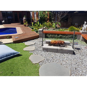 Parrilla Portátil Plegable de Acero Inoxidable para Carbón, Asador Giratorio para Camping con Capacidad de Carga de 30 kg - Product Image 5