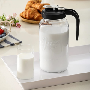 Có Thể Tái Chế Lưu Trữ Độc Đáo Mason <span class=keywords><strong>Jar</strong></span> Rò Rỉ Bằng Chứng Glass Cà Phê <span class=keywords><strong>Jar</strong></span> Với Nắp Nhựa Cho Nước Trái Cây Trà Sữa - Product Image 2