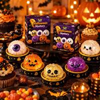 Boîte Mystère d'Halloween : Jouets Anti-Stress Amusants en Forme de Fantôme, Citrouille et Œil pour Décoration de Fête et Cadeau Farfelue