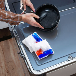 เจลล้างจานเป็นมิตรกับสิ่งแวดล้อมธรรมชาติเข้มข้นสูงทำความสะอาดห้องครัวแบบครบวงจร - Product Image 2