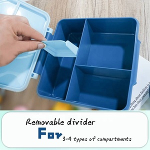 Nhanh chóng vận chuyển nhà máy cung cấp Bento Box heatable trẻ em lưu trữ container thực phẩm cho các trường học & văn phòng nhựa Hộp Ăn Trưa cho trẻ em - Product Image 4