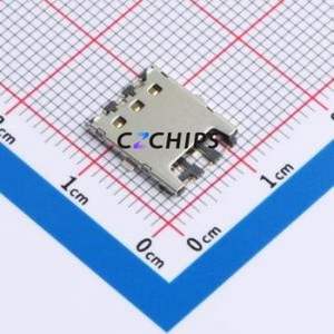 SIM8055-6-1-14-00-A SIM Card Connector SMD Connector Plug-In Type Nano SIM Card 1.35mm - Product Image 1