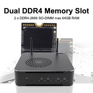 <span class=keywords><strong>PC</strong></span> เกม M7ขนาดเล็กพร้อมพัดลมแสดงผล32GB RAM DDR4คู่ตัวเลือก HDD และ SSD Windows11ระบบปฏิบัติการ - Product Image 5