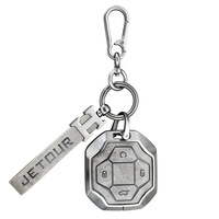 Étui à clés vintage en alliage de zinc pour Jetour Traveler 2024, modèle Chery Jetour T2, accessoires de modification pour Jietu Traveler Chine