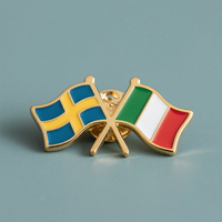 Vente en gros de badges en émail souple et dur drapeau irakien croisé badge en métal arménien revers métal angleterre italie drapeaux épingle pour sac