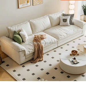 Nuovo stile nordico moderno reclinabile divano componibile tessuto divano set mobili soggiorno - Product Image 6