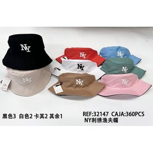 Cappello da Pescatore Ricamato Ny 32147 Multicolore per Uso Casual e Outdoor - Product Image 3