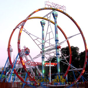 Luna Park Garden, jeux <span class=keywords><strong>de</strong></span> fête foraine à sensations fortes à 360 degrés, grande <span class=keywords><strong>roue</strong></span> à double anneau, extérieur - Product Image 1