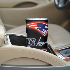 Nuevo Vaso Térmico de Acero Inoxidable <span class=keywords><strong>con</strong></span> Diseño de la Leyenda 'This Girl Loves Her Patriots', Botella Aislada, Taza de Viaje de Fútbol Americano, Regalo de Navidad Personalizado - Product Image 4