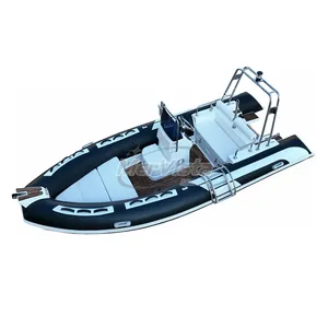 Sport Rib480 16ft Deep-v Hull Hypalon/PVC/Orca inflatable boat pooton boat for family fun