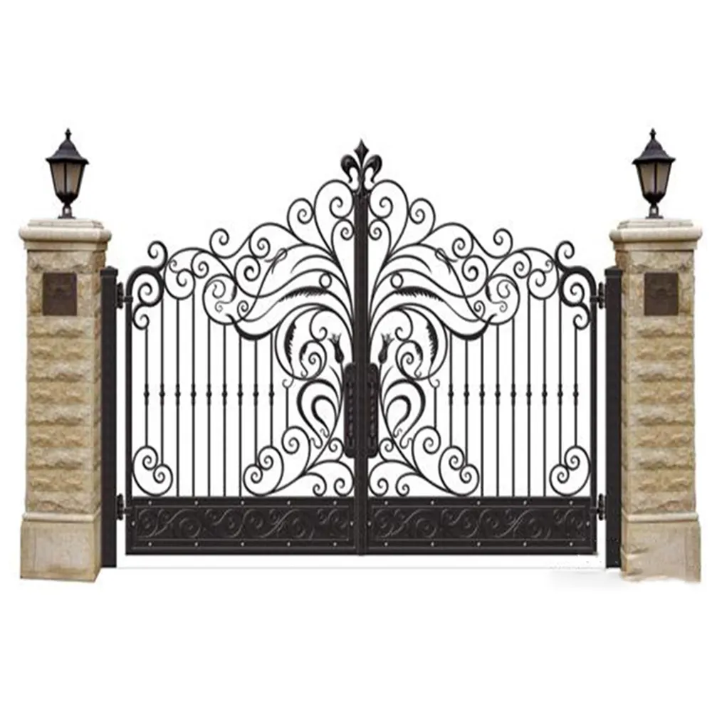 philippines laser cut types of entrance gates ornamental cast iron ghana double front door security gate guangdong