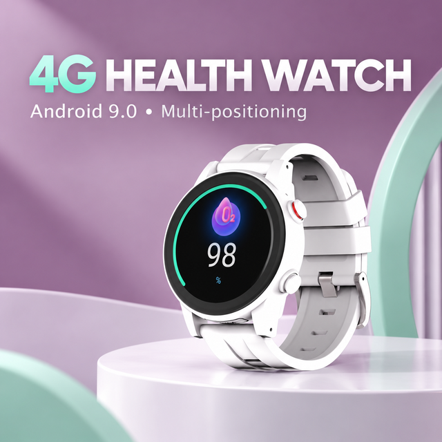 New Arrival Durable Unbreakable 4G LTE Ultra Android GPS SOS Senior Smart Watch for Cross Border Outdoor Elder Safety Care
