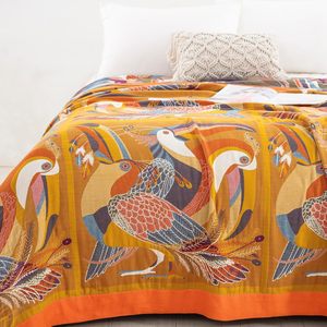 <span class=keywords><strong>VENTA</strong></span> CALIENTE 100% Manta <span class=keywords><strong>de</strong></span> muselina <span class=keywords><strong>de</strong></span> algodón Patrón <span class=keywords><strong>de</strong></span> pájaro exótico Tiro colorido - Product Image 4