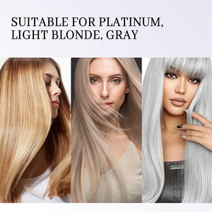 Spray Acondicionador Morado Sin Enjuague <span class=keywords><strong>para</strong></span> Cabello Rubio y Gris, Reduce los Tonos Amarillos, Mejora la Vibración y Hidrata - Product Image 5