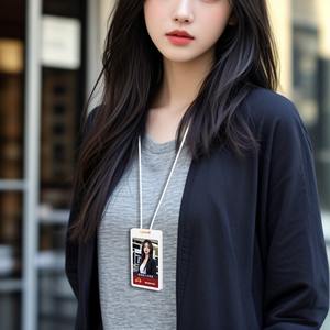 Jeu de cartes d'identité extensibles à double traction pour <span class=keywords><strong>porte</strong></span>-cartes en silicone - Product Image 5