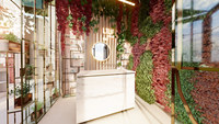 Vitrine de parfumerie de style arabe haut de gamme, kiosque de centre commercial personnalisé, comptoir de parfumerie, présentoir de parfum, mobilier de magasin de parfum