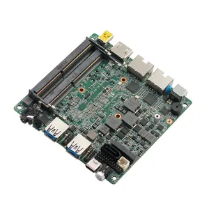 اللوحة الأم الصغيرة 8th 10th Core I3/i5/i7, لوحة أم ثنائية القناة DDR4 Dual Nic صناعي Nuc 2020 مزدوجة BGA SATA إنتل 32 جيجا بايت