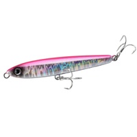 Leurre crayon multi-tailles pour lancer longue distance, leurre dur coulant avec hameçons triples, pour la pêche au gros gibier en eau salée et en réservoir, approvisionnement en gros OEM